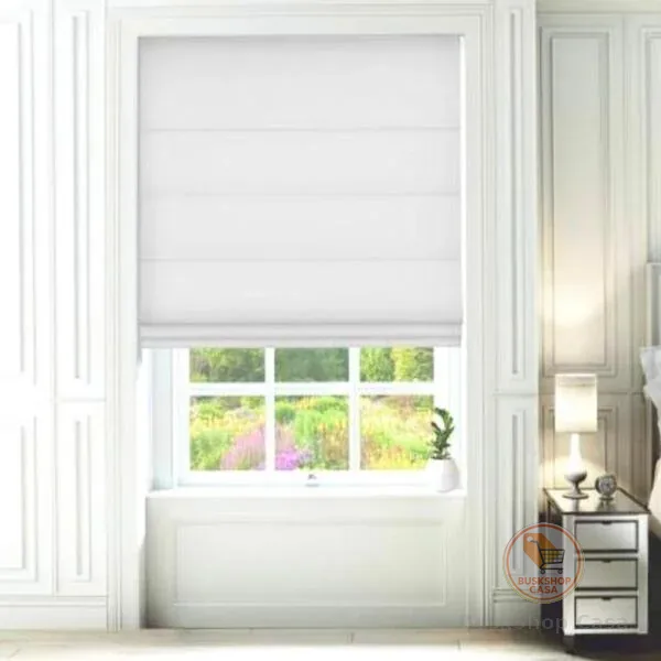 Cortina Romana Blackout L 1,20x1,40 A Premium Sofisticada Tecido Original