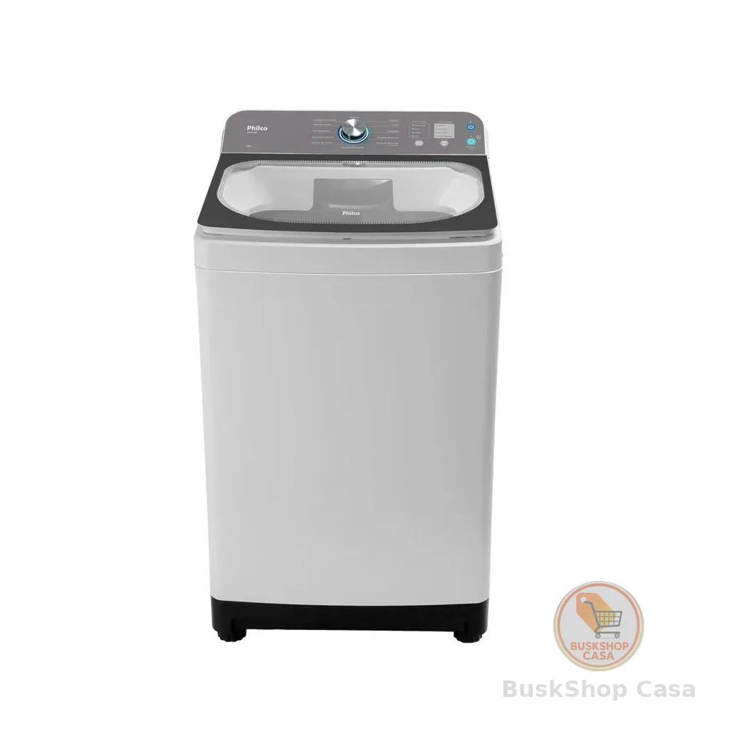 Máquina de Lavar Philco Plr14a 14kg 12 Tipos de Lavagem Branca