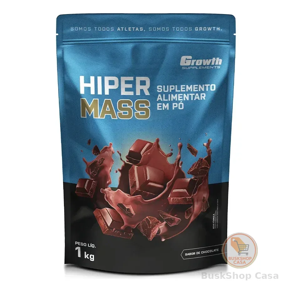 Hiper Mass 1kg Growth Supplements - Sabor Chocolate