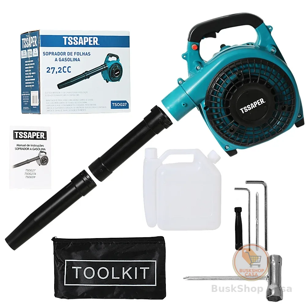 Soprador de Folhas a Gasolina Potente Para Uso Profissional 27,2CC – TSSAPER