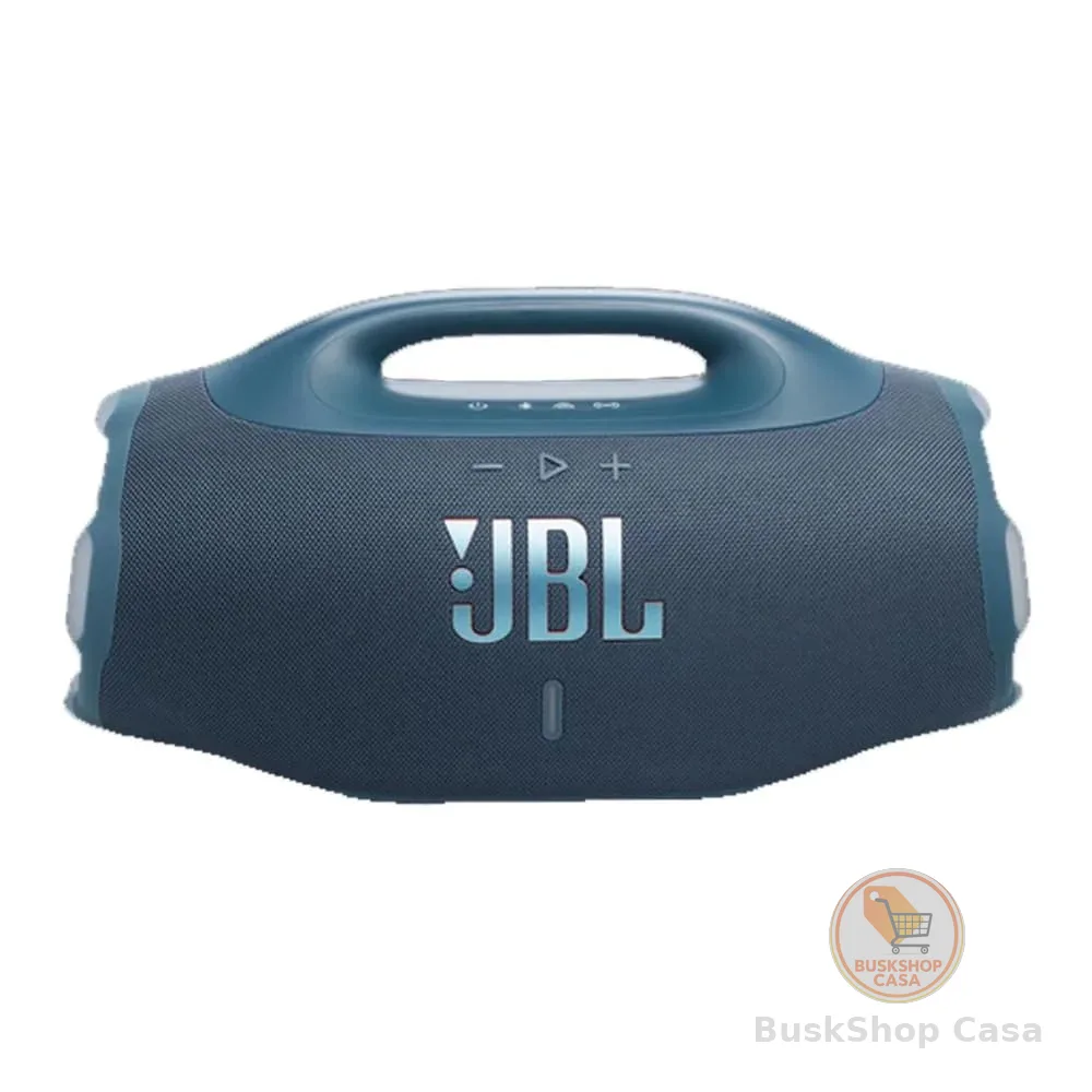 JBL Boombox 4, Altifalante Bluetooth portátil, som JBL Pro, AI Sound Boost, resistente à água/pó IP68, autonomia de 34 h, Life, Auracast, 2 configurações de reforço de graves, azul