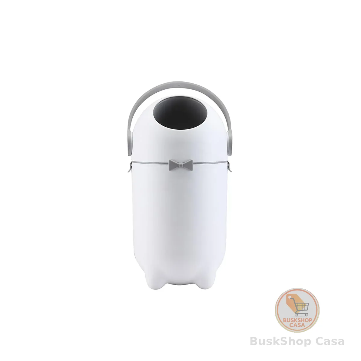 Maxi Baby Lixeira Antiodor Descarte de Fraldas Lixo Mágico, Branco