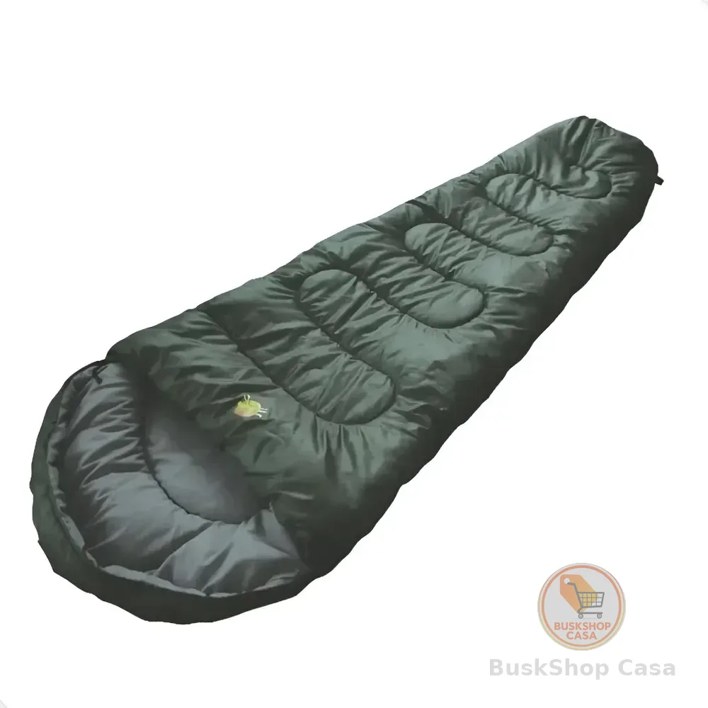 Saco De Dormir Guepardo Ultralight Verde Trilha Camping Sarcófago 5°c Compacto