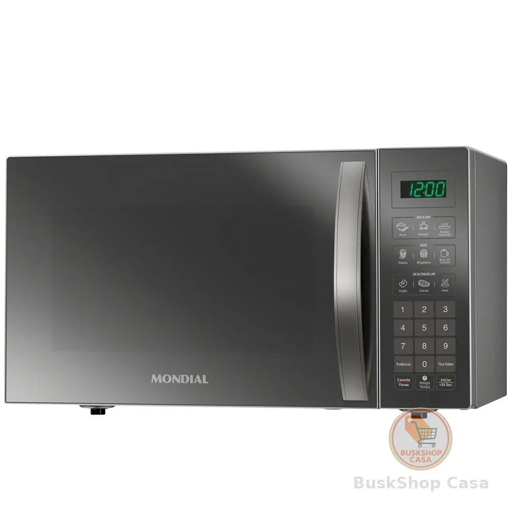 Micro-ondas 34 litros 1400 watts espelhado - MO-02-34-E - Mondial