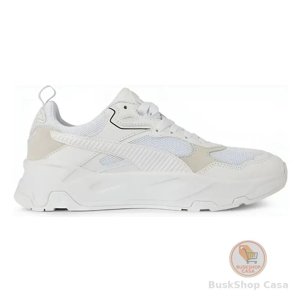 Tênis Casual Masculino Trinity Puma Geométrica Puma White-puma White-cool Light Gray Geométrico 37 Br
