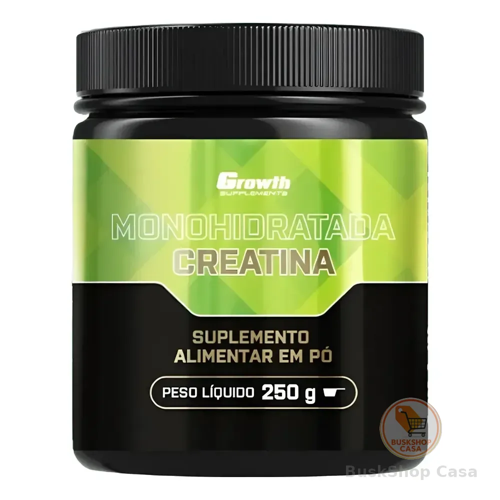 Creatina 250g Monohidratada Growth Supplements Sabor Sem Sabor