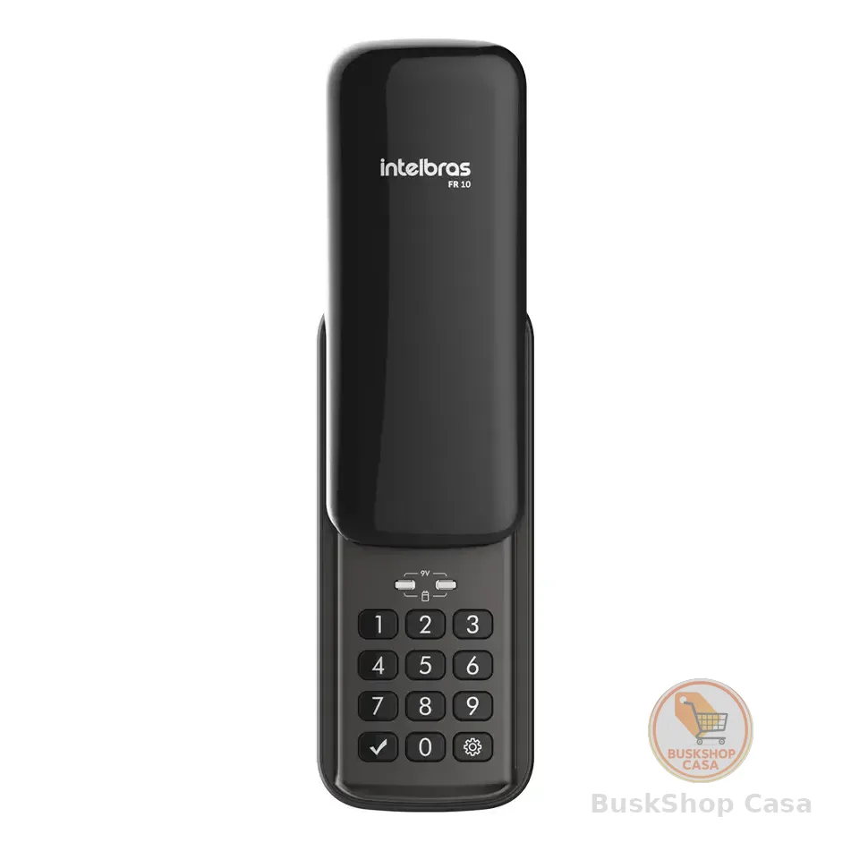 Fechadura Digital De Sobrepor Com Senha Fr 10 Preto Intelbras