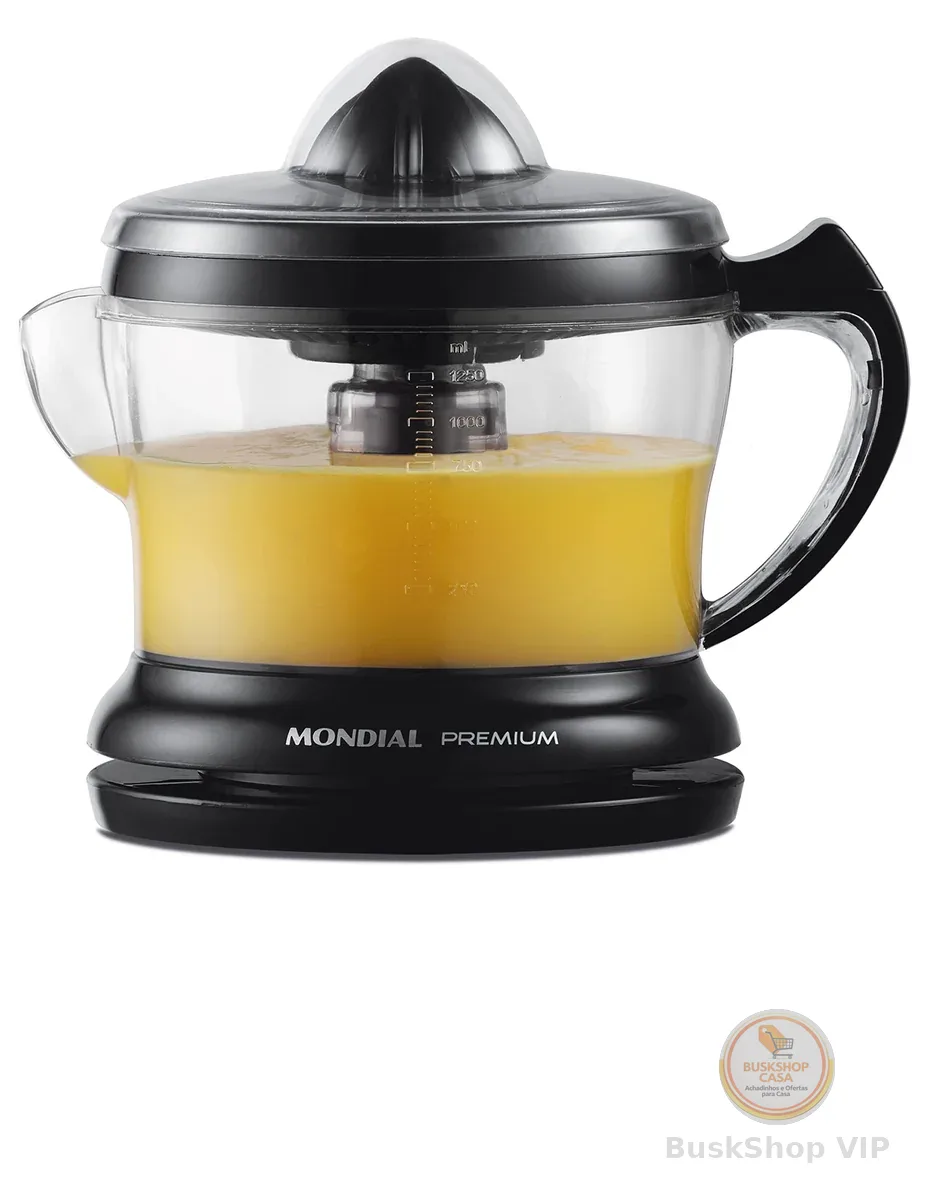MONDIAL Espremedor Premium, Preto, 30W, 220V - E-02