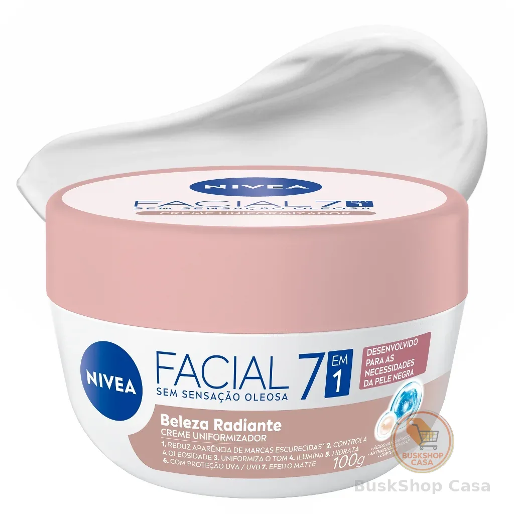 NIVEA Hidratante Facial Beleza Radiante 7 em 1 100g