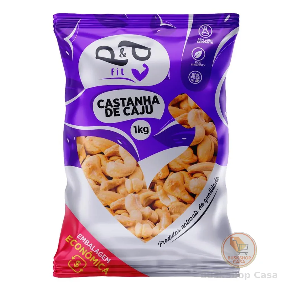 Castanha de Caju 1Kg (Com ou sem Sal) - P&P