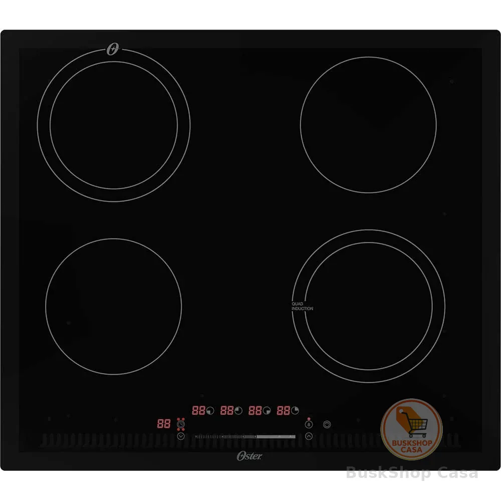 Cooktop por Indução Oster, Touch Screen, 4 Bocas, 220V, OTOP402