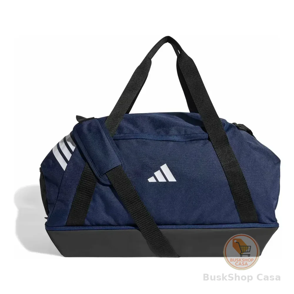 Mala Duffel Média Tiro League adidas Azul Lisa Níquel