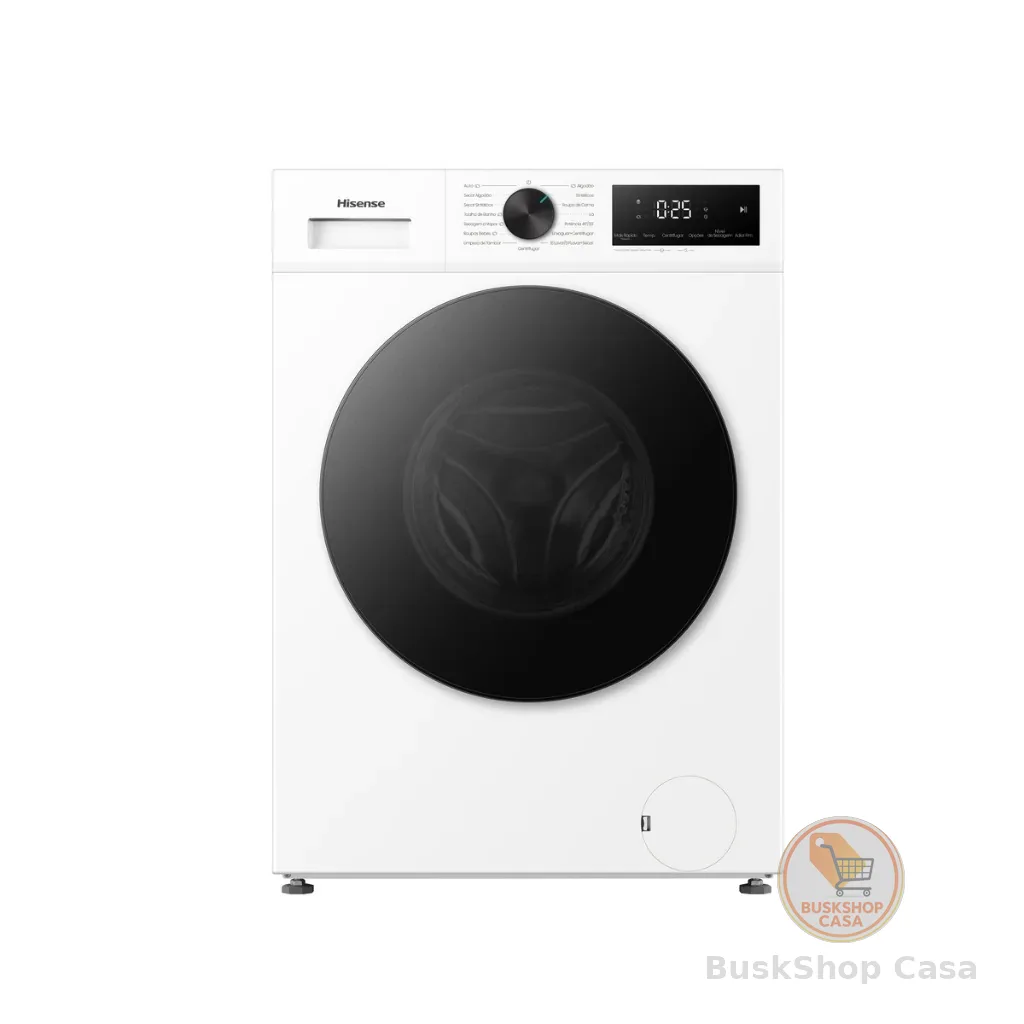 Lava e Seca Hisense 11kg Wd1i11 Compacta Fit e Função Steam Inverter Branco
