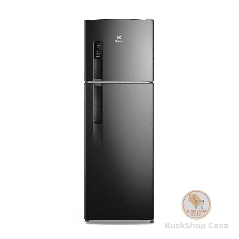 Geladeira Electrolux Frost Free 380L AutoSense Inverter Black Inox Look (IF41B) 127V