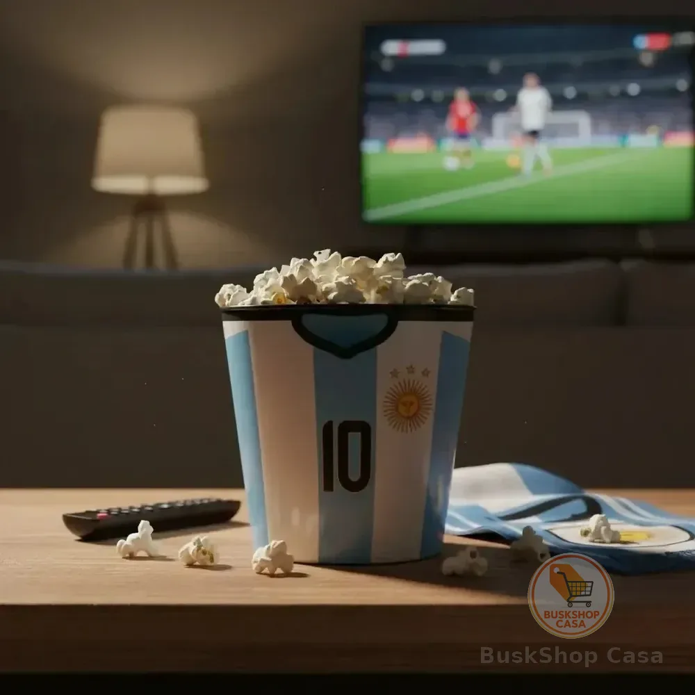 Balde De Pipoca 3,5 Litros - Camisas Times Copa Do Mundo Argentina