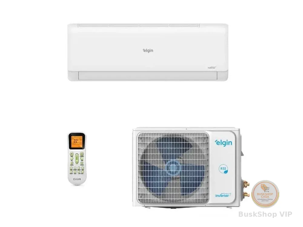 Ar-condicionado Split Inverter Ii 12000 Btus Elgin Eco com Wi-fi Integrado High Wall Só Frio 45hjfi12c2wb/45hjfe12c2cb 220v