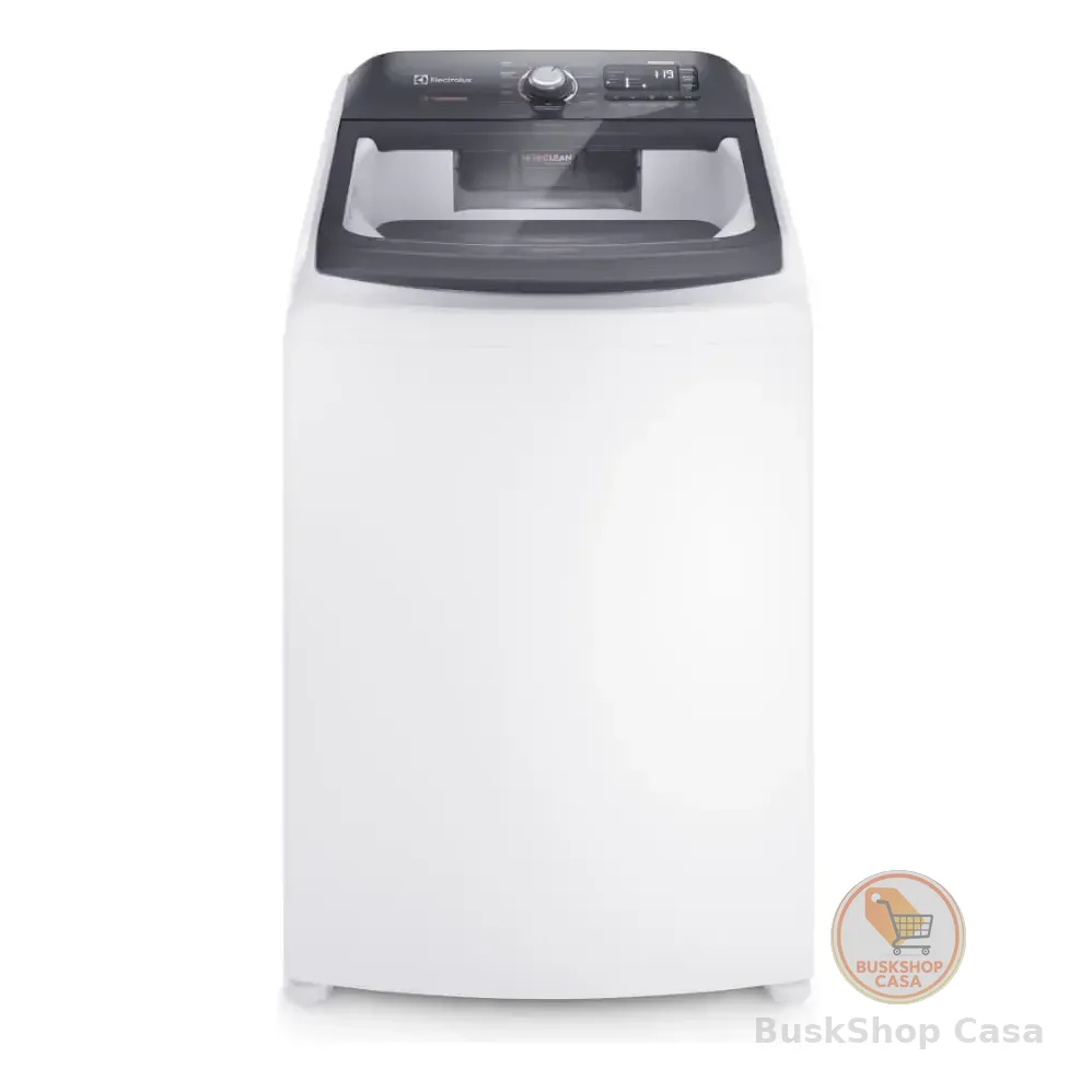 Máquina De Lavar Electrolux Lec15 Branca 15kg Premium Care Com Cesto Inox Jet&clean E Time Control 220v Branco