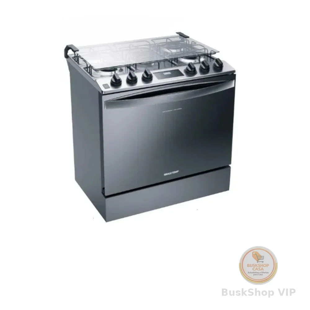 Fogão 5 Bocas de Embutir Brastemp Bys5pcr Cor Inox Bivolt