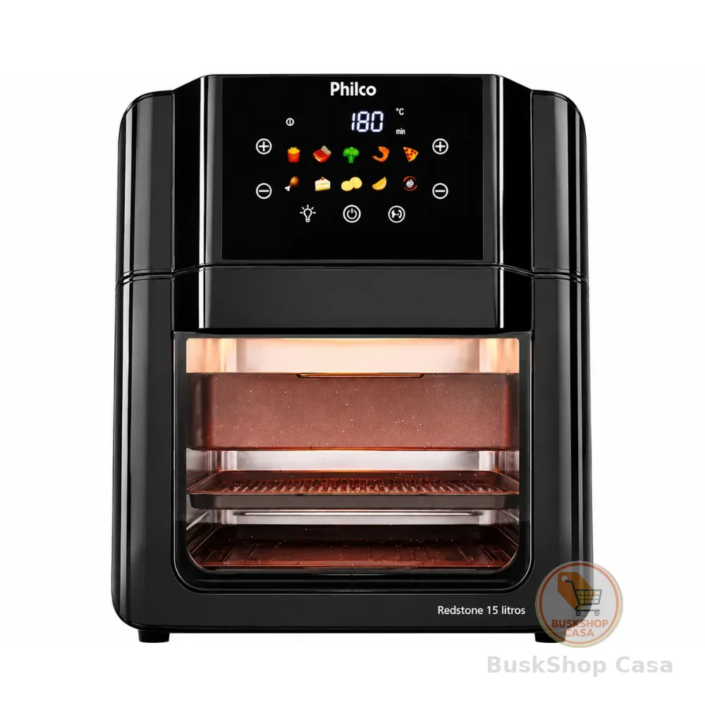 Air Fryer Fritadeira 15l 10 Funções 1900w Paf15c 127v Philco