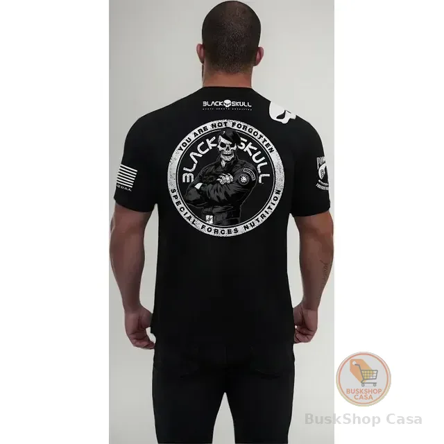 Camisa Clothing Black Skull - Modelo Do Bope - Original