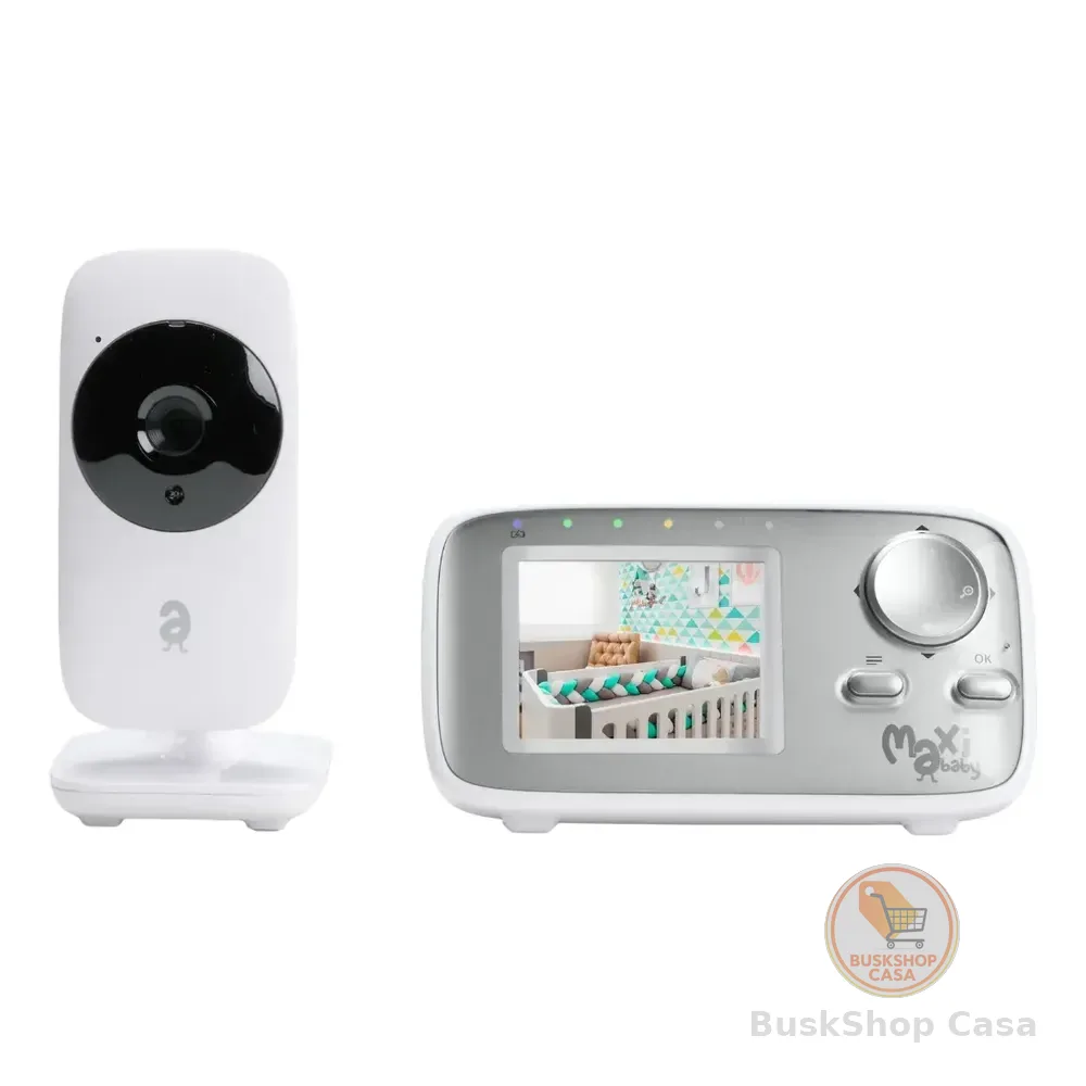 Babá Eletrônica Monitor 2.4 Sem Fio Zoom Baby On Maxi Baby 127/220v Branco
