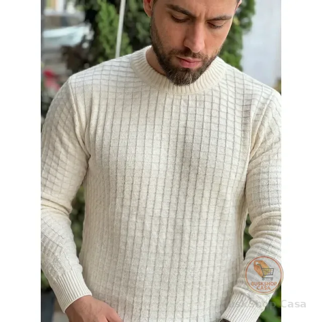 Blusa De Frio Suéter Masculino Lã Tricot