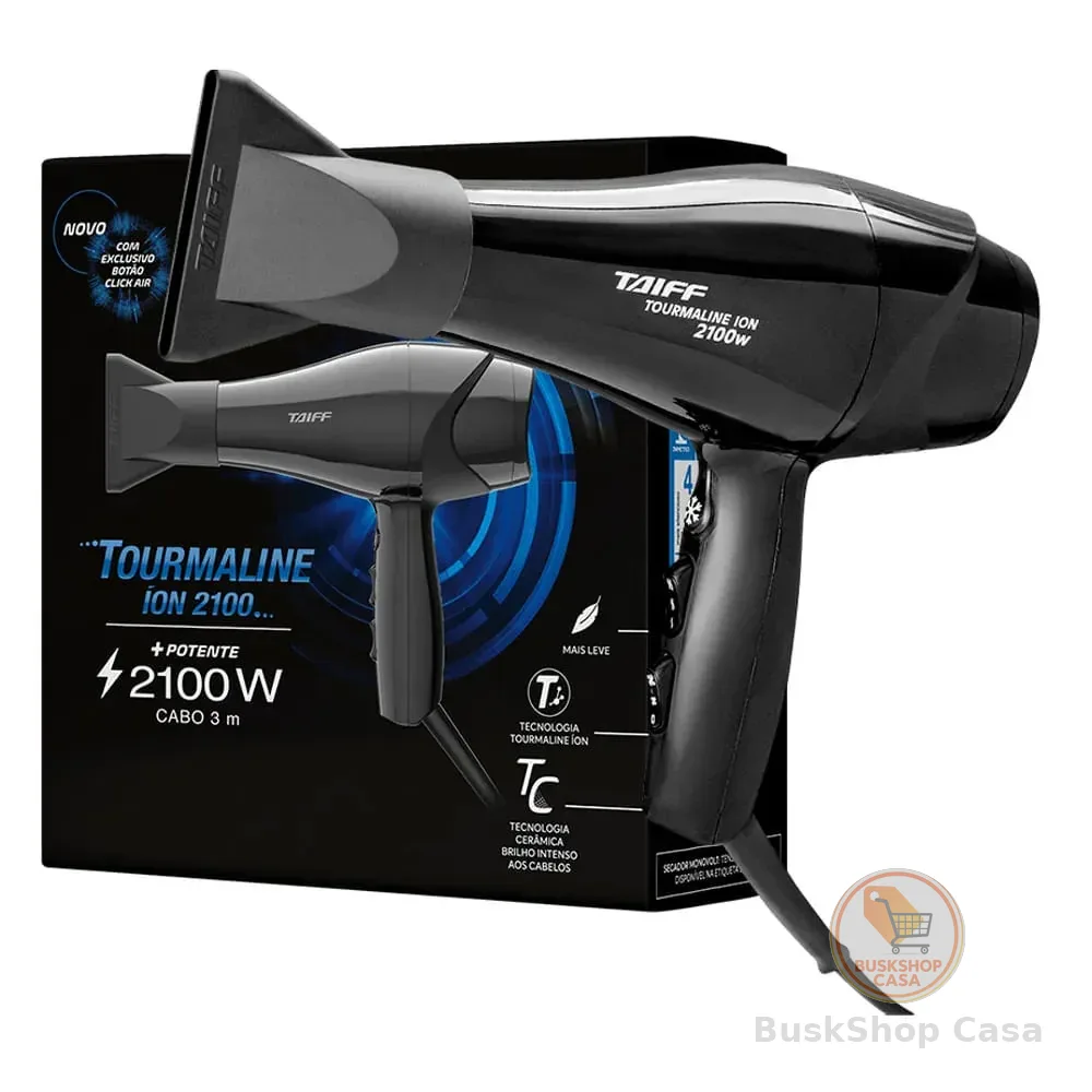 Secador Taiff Tourmaline Ion Cerâmica 127V 2100W 