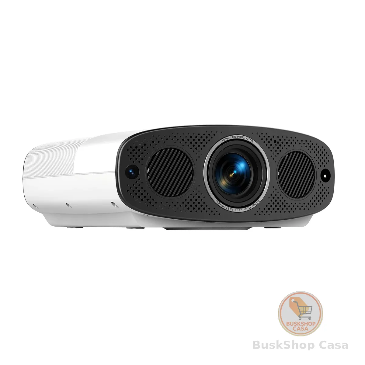 Projetor Portátil VEVSHAO A22, 1080P Full HD, 1000 ANSI Lumens, Android 9.0, Wi-Fi 5G, Foco Automático, Correção Trapezoidal