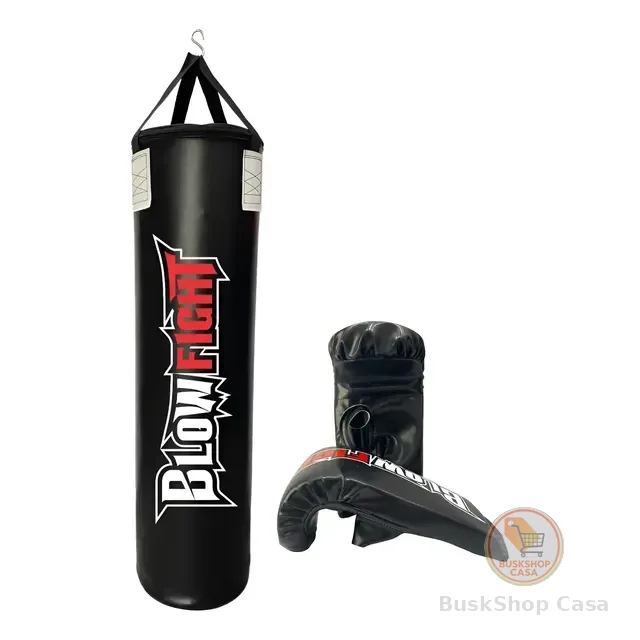 Saco De Box 90 Cm Profissional + Luva Bate Saco