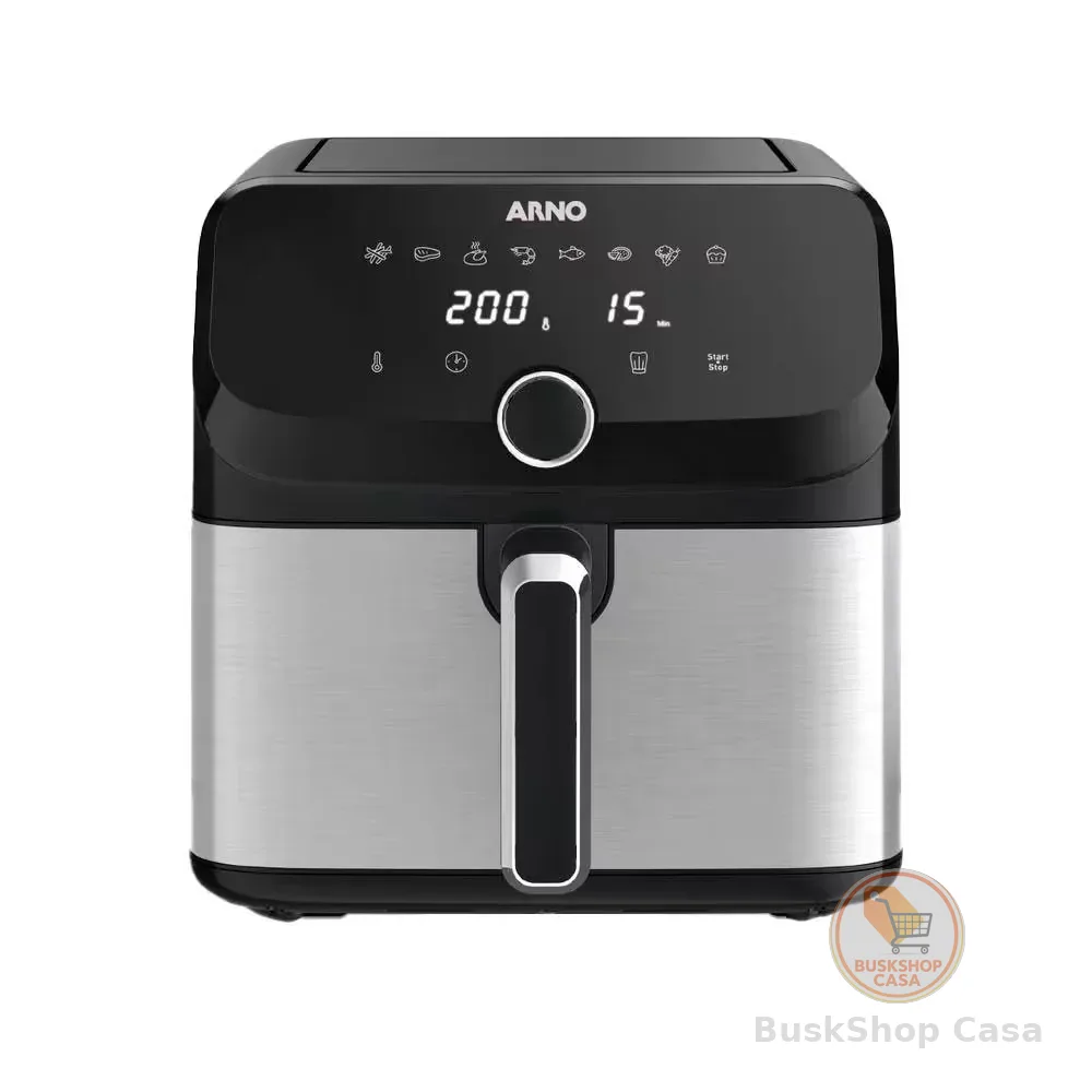 Fritadeira Elétrica Sem Óleo Air Fryer Arno AFD7 7,5L Mega Digital