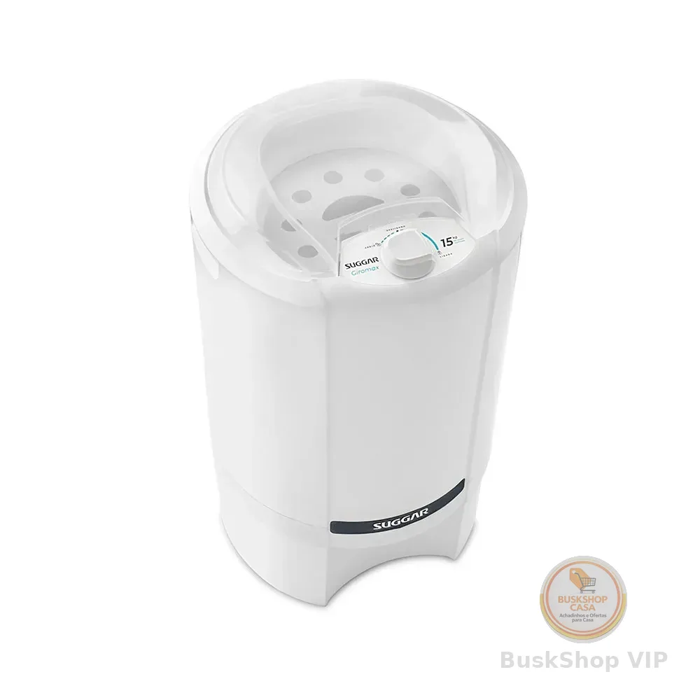 Centrífuga de Roupas 15kg Suggar CT1501BR Branca 127V