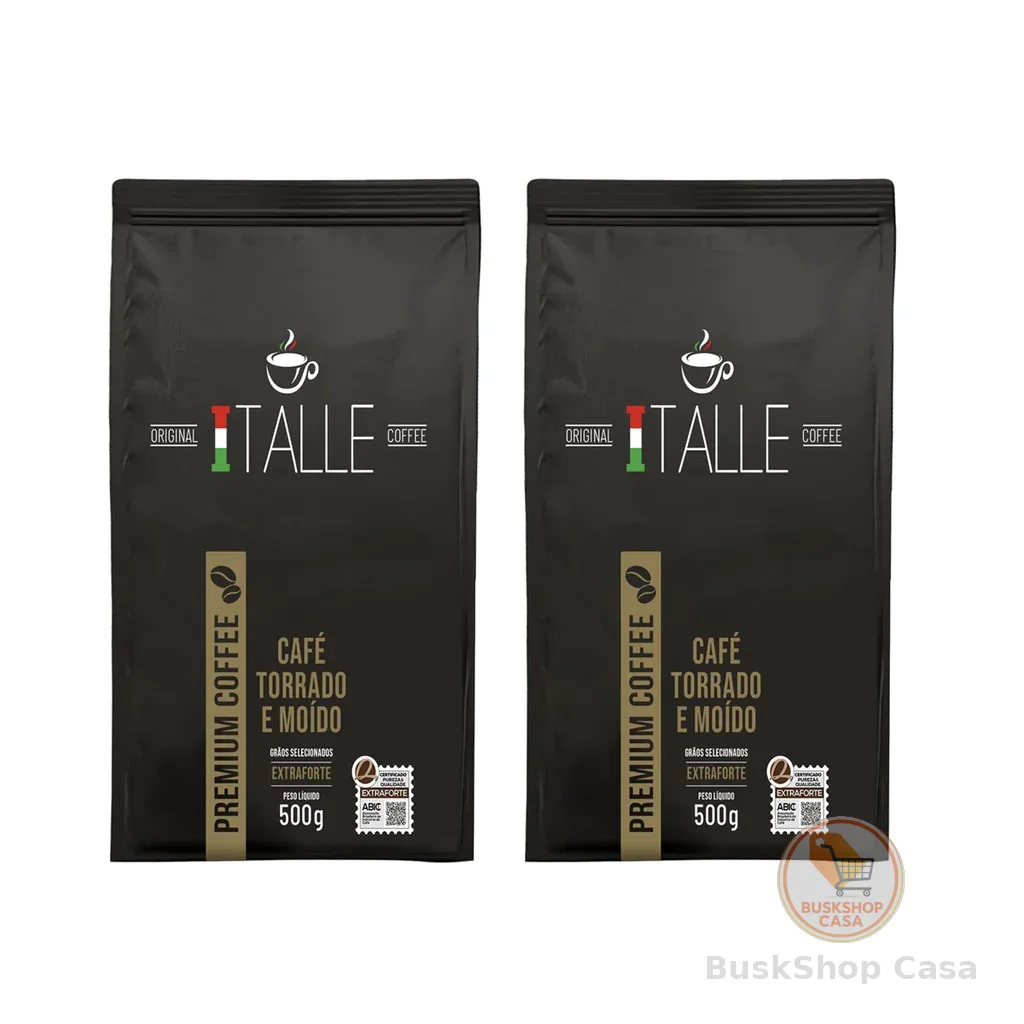 Café Torrado E Moído Extraforte 1kg Kit 2 