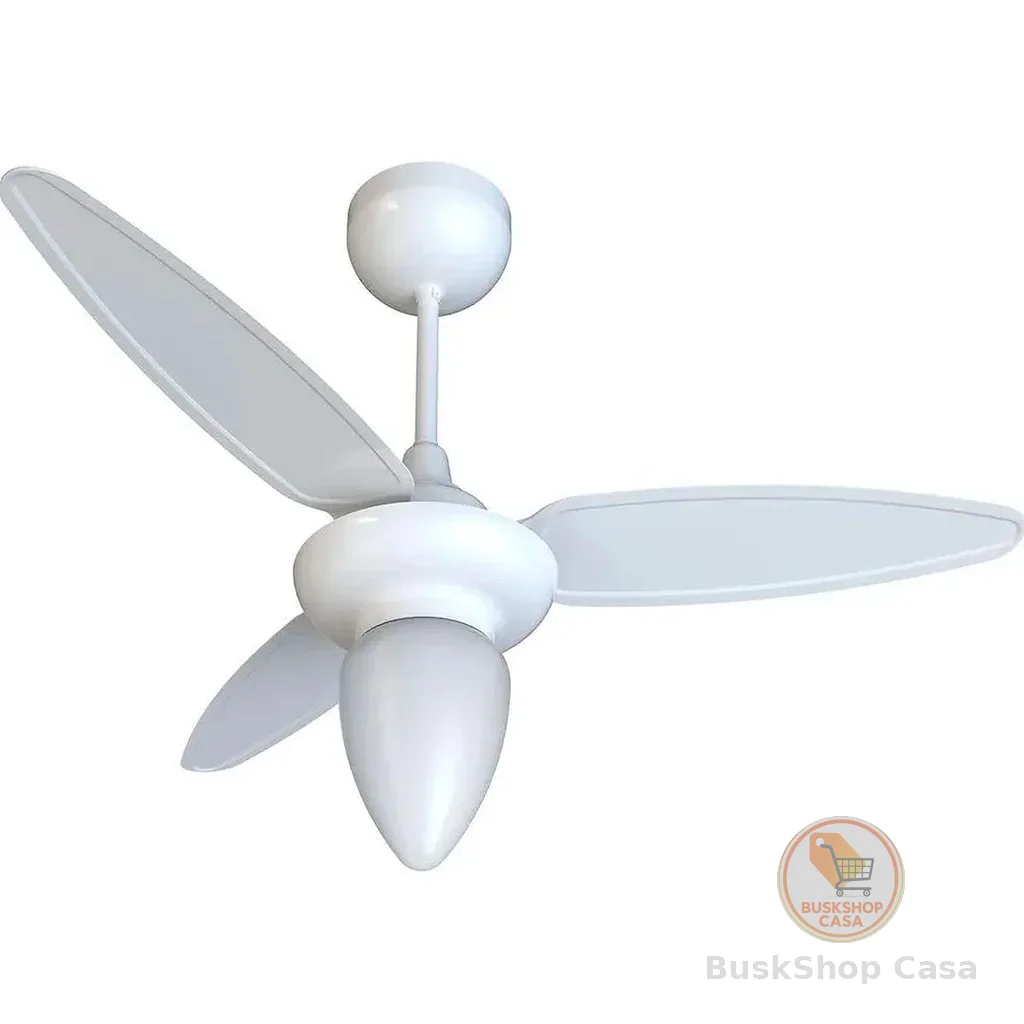 Ventilador de Teto Ventisol Wind 3 Pás Bivolt Branco