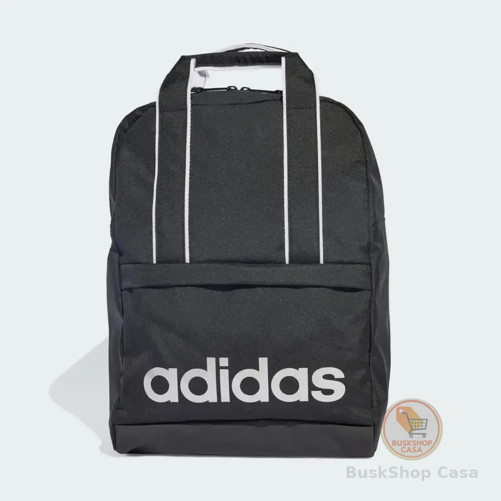 Mochila Training Linear Essentials adidas Preto/prata Metálico Liso