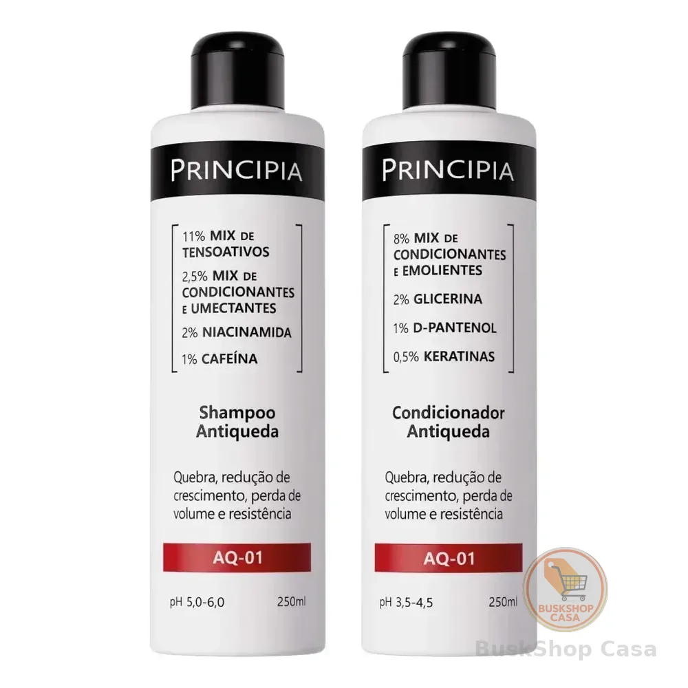 Principia Kit Shampoo E Condicionador Antiqueda Aq-01