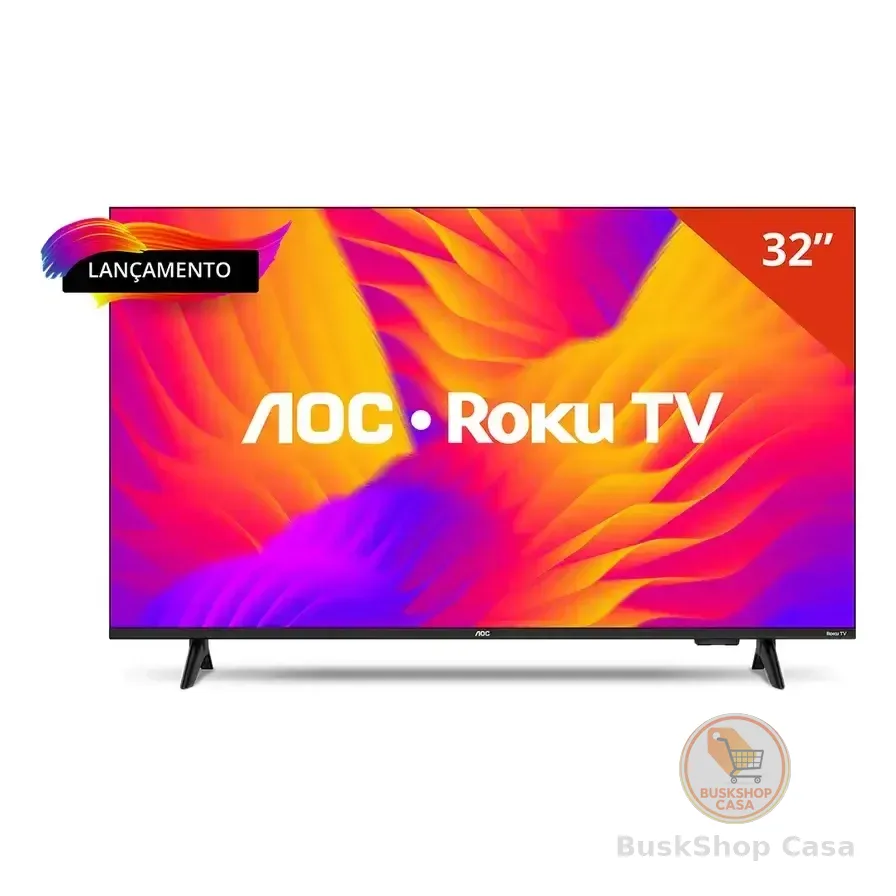 Smart Tv Aoc Dled 32 Wi-fi Roku Tv Quad Core 32s5155/78g
