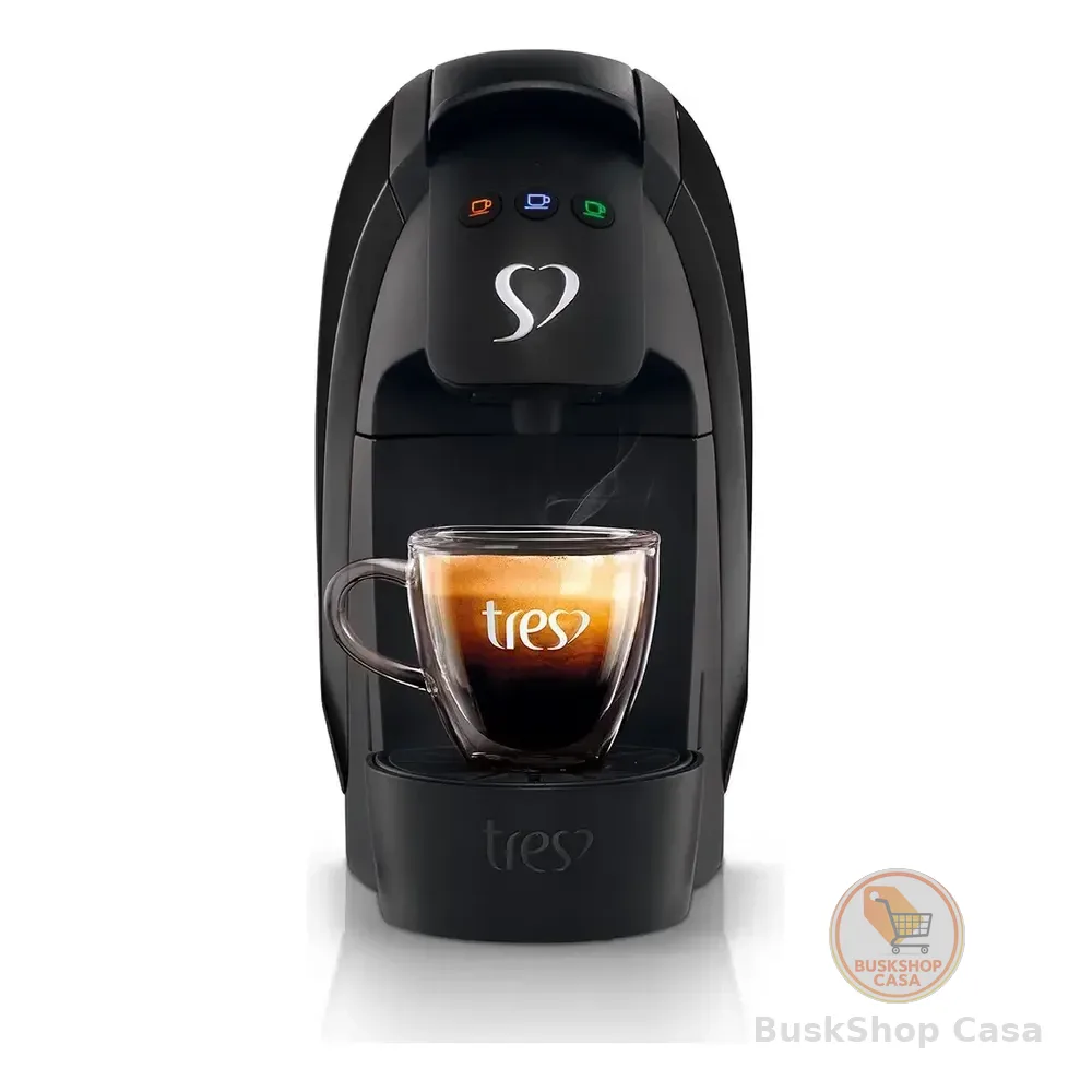 Cafeteira Espresso Luna Preta - Tres 3 Corações Preto 220v
