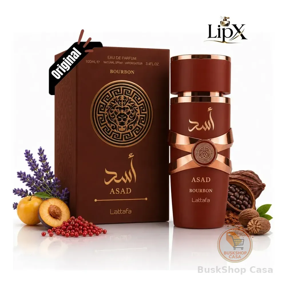 Perfume Árabe Asad Bourbon 100ml Lipx