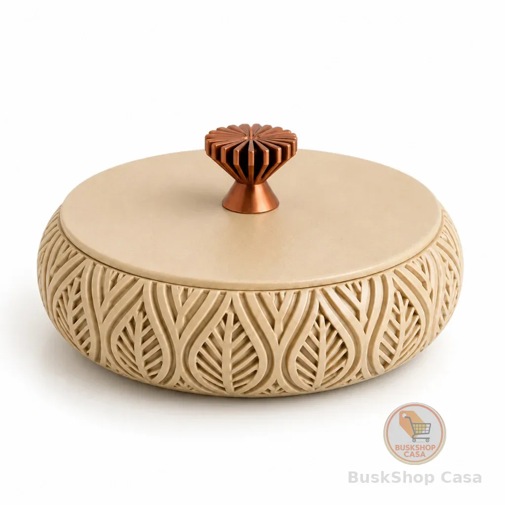 Bowl Organizador Decorativo Porta Jóias Chaves Com Tampa Luxo, Organizador banheiro e penteadeira.