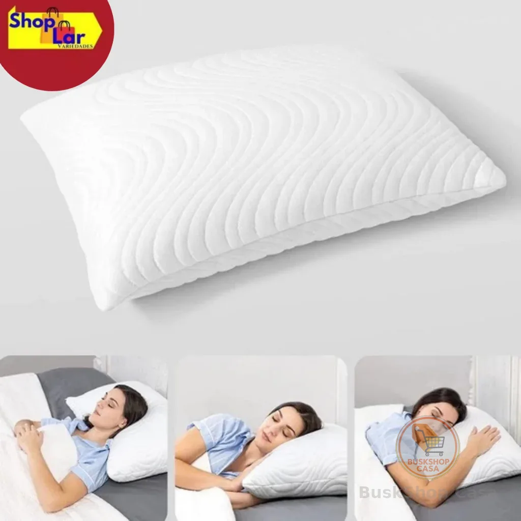 Kit 4 Travesseiro Fibra de Bambu Alto Firme Tradicional Antistress 70x50cm