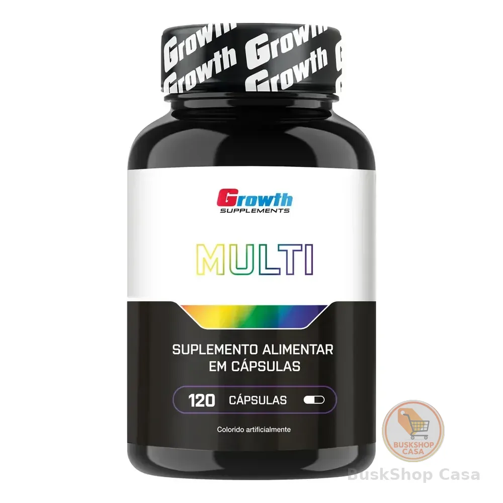 Multivitamínico 120 Cáps. Growth Supplements - Sabor Neutro (nova Fórmula)