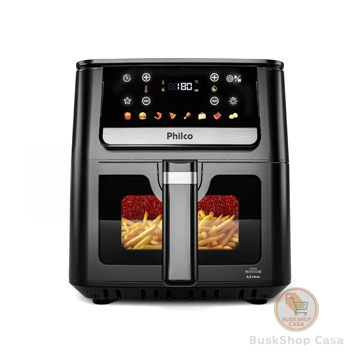 Air Fryer Philco 6,5L Visor Glass 1700W PAF65 127V