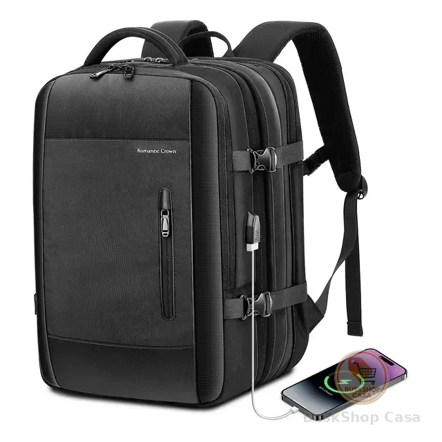 Mochila Viagem Executiva Grande Notebook Masculina Feminina