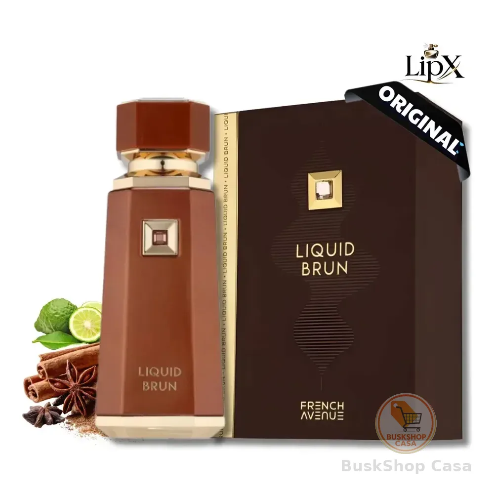 Perfume Árabe Liquid Brun French Avenue Masculino 100ml Lipx