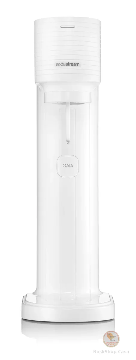 Máquina de Água com Gás Gaia Branca SodaStream com Cilindro