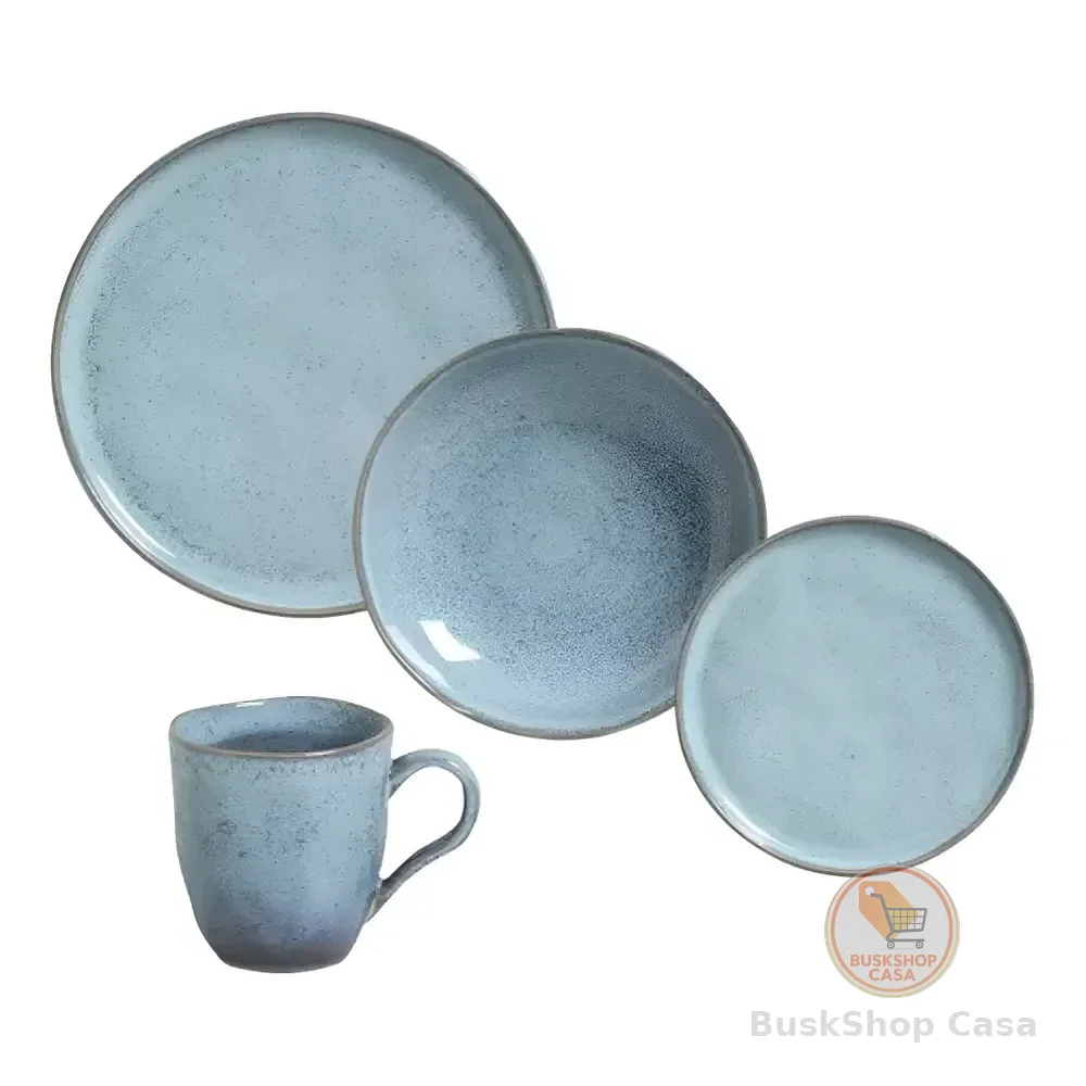 Aparelho de Jantar Cerâmica Stoneware Bio Breeze