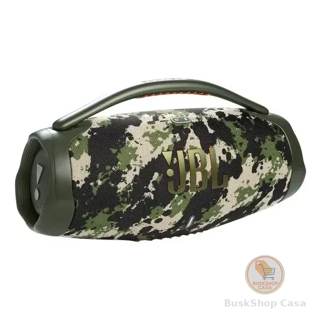 Caixa De Som Jbl Boombox 3, Bluetooth, Portátil, Cor Squad Verde 220v