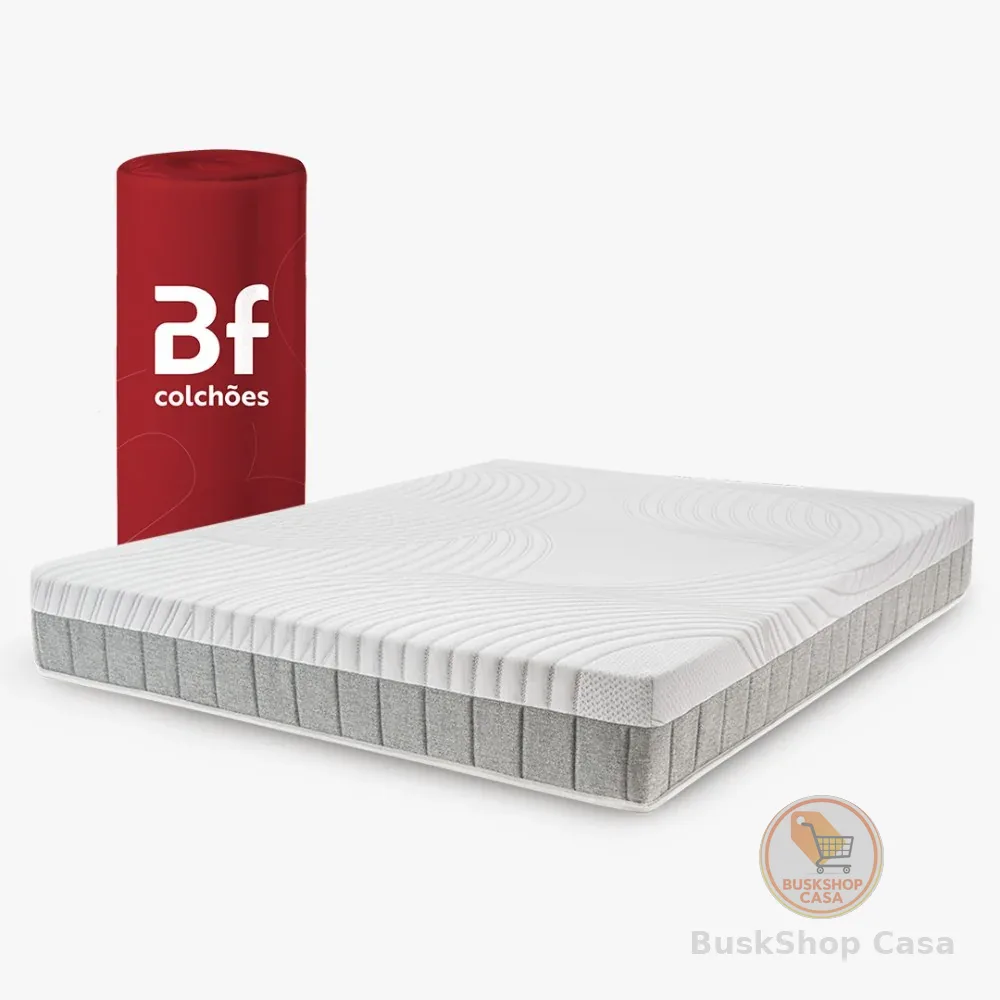 Colchão Casal Ortopédico BF Antistress a Vácuo  138x188cm BF Colchões