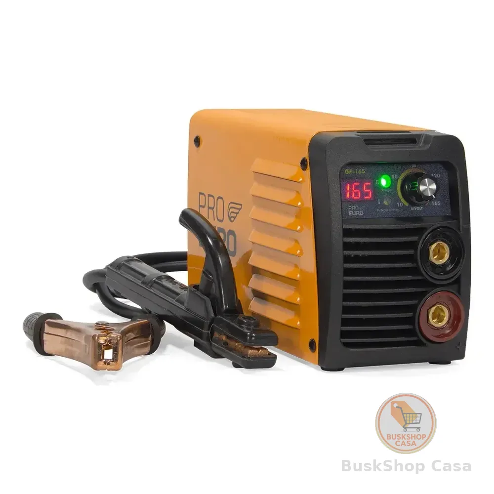 Máquina De Solda Inversora Gp 165a Hot Start Bivolt Pró Euro Laranja 127/220v