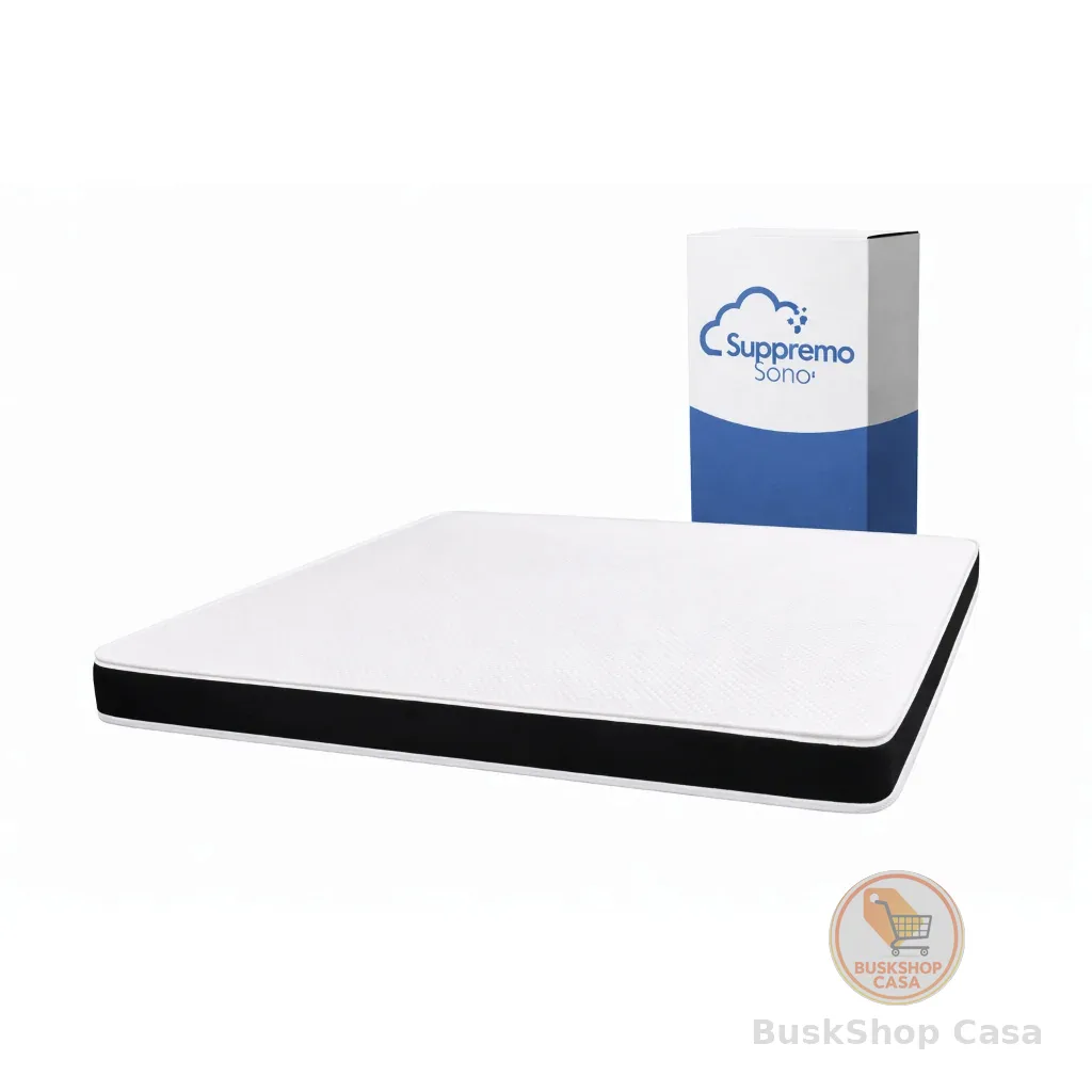 Colchão D33 Firme A Vácuo Ortopédico 100% Espuma Tecido Macio Duradouro - CASAL SOLTEIRO QUEEN